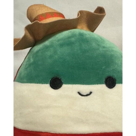 Squishmallows Francisco 7” Mexican Flag Fiesta Squad Plush Stuffed Toy 2 New - Picture 2 of 6